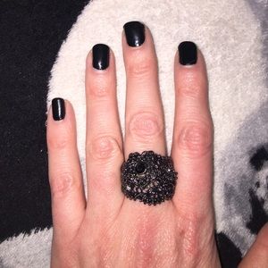 Disney Couture Snow White Black Ring